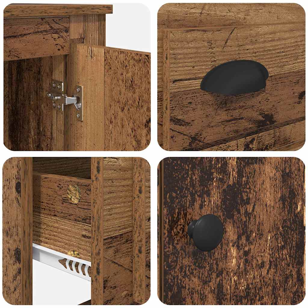 Highboard Παλιό Ξύλο 60 x 35,5 x 103,5 εκ. Επεξεργασμένο ξύλο - Pakobazaar