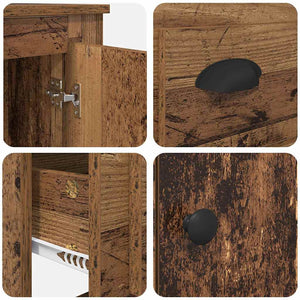 Highboard Παλιό Ξύλο 60 x 35,5 x 103,5 εκ. Επεξεργασμένο ξύλο - Pakobazaar
