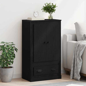 Highboard Μαύρη Οξυά 60 x 35,5 x 103,5 εκ. Επεξεργασμένο Ξύλο