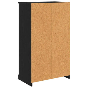 Highboard Μαύρη Οξυά 60 x 35,5 x 103,5 εκ. Επεξεργασμένο Ξύλο