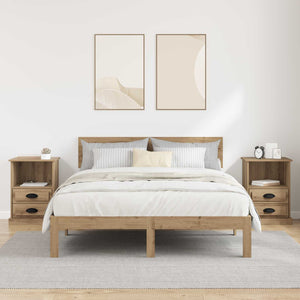 Κομοδίνο 2 pcs Artisan Oak 36 x 43 x 60 εκ Επεξεργασμένο ξύλο - Pakobazaar