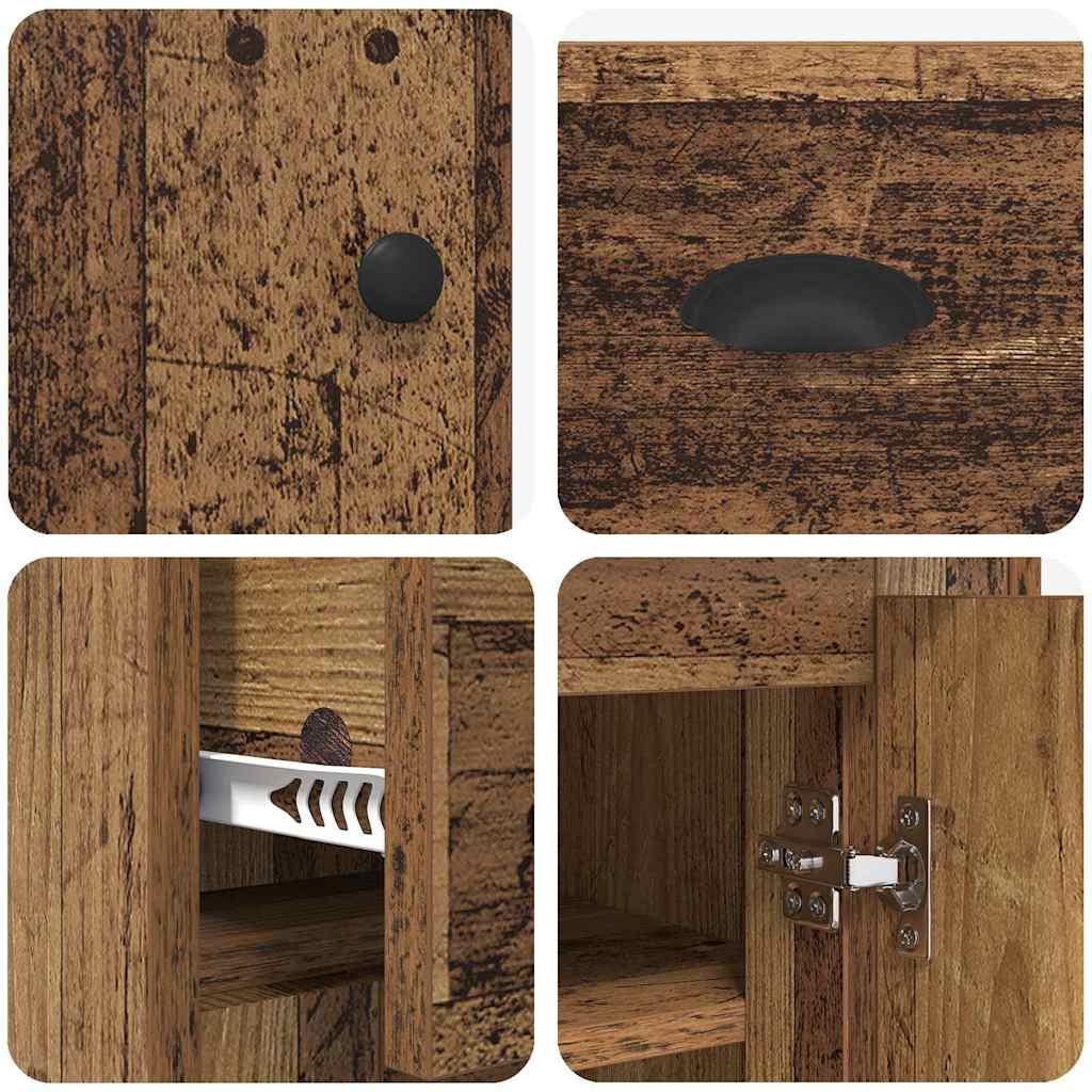 Highboard Παλιό Ξύλο 70 x 35,5 x 67,5 εκ. Επεξεργασμένο ξύλο - Pakobazaar