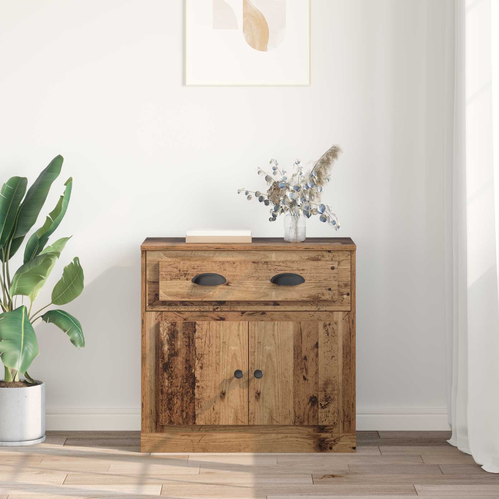 Highboard Παλιό Ξύλο 70 x 35,5 x 67,5 εκ. Επεξεργασμένο ξύλο - Pakobazaar