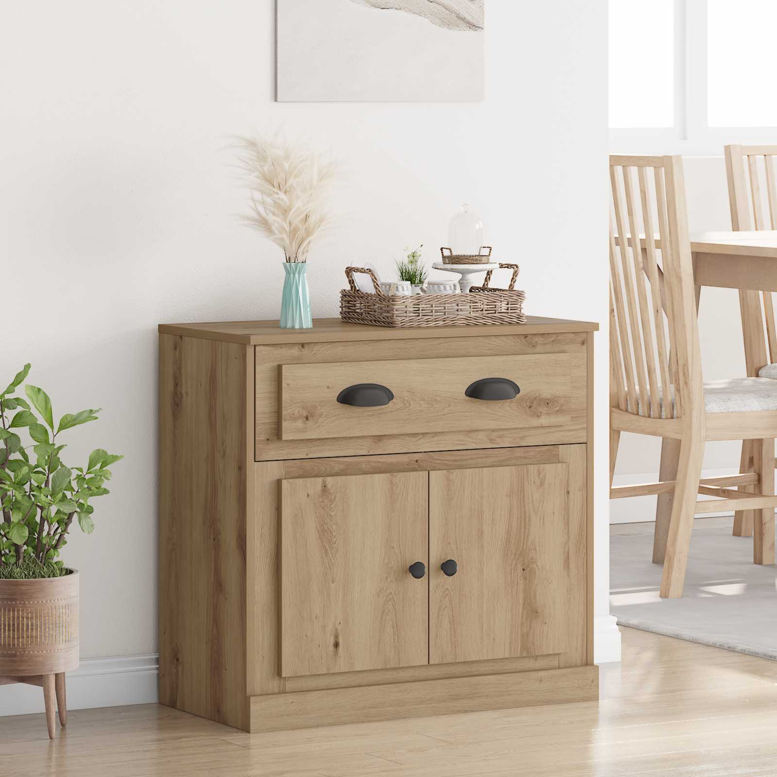 Highboard Artisan Oak 70 x 35,5 x 67,5 εκ. Επεξεργασμένο ξύλο - Pakobazaar