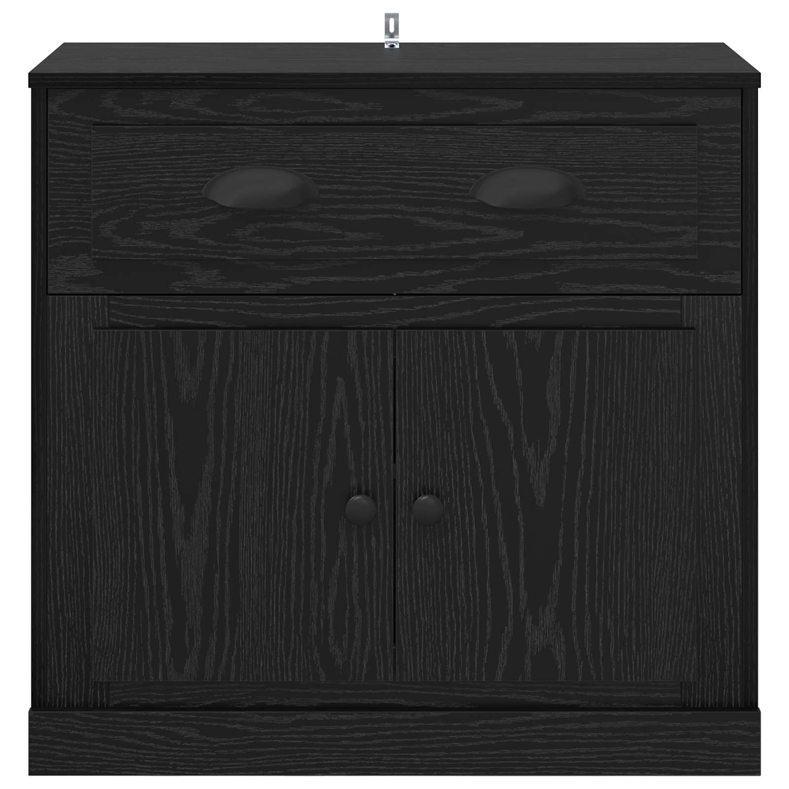 Highboard Μαύρη Οξυά 70 x 35,5 x 67,5 εκ. Επεξεργασμένο ξύλο - Pakobazaar