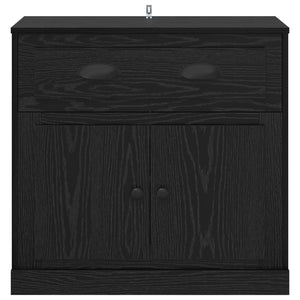 Highboard Μαύρη Οξυά 70 x 35,5 x 67,5 εκ. Επεξεργασμένο ξύλο - Pakobazaar