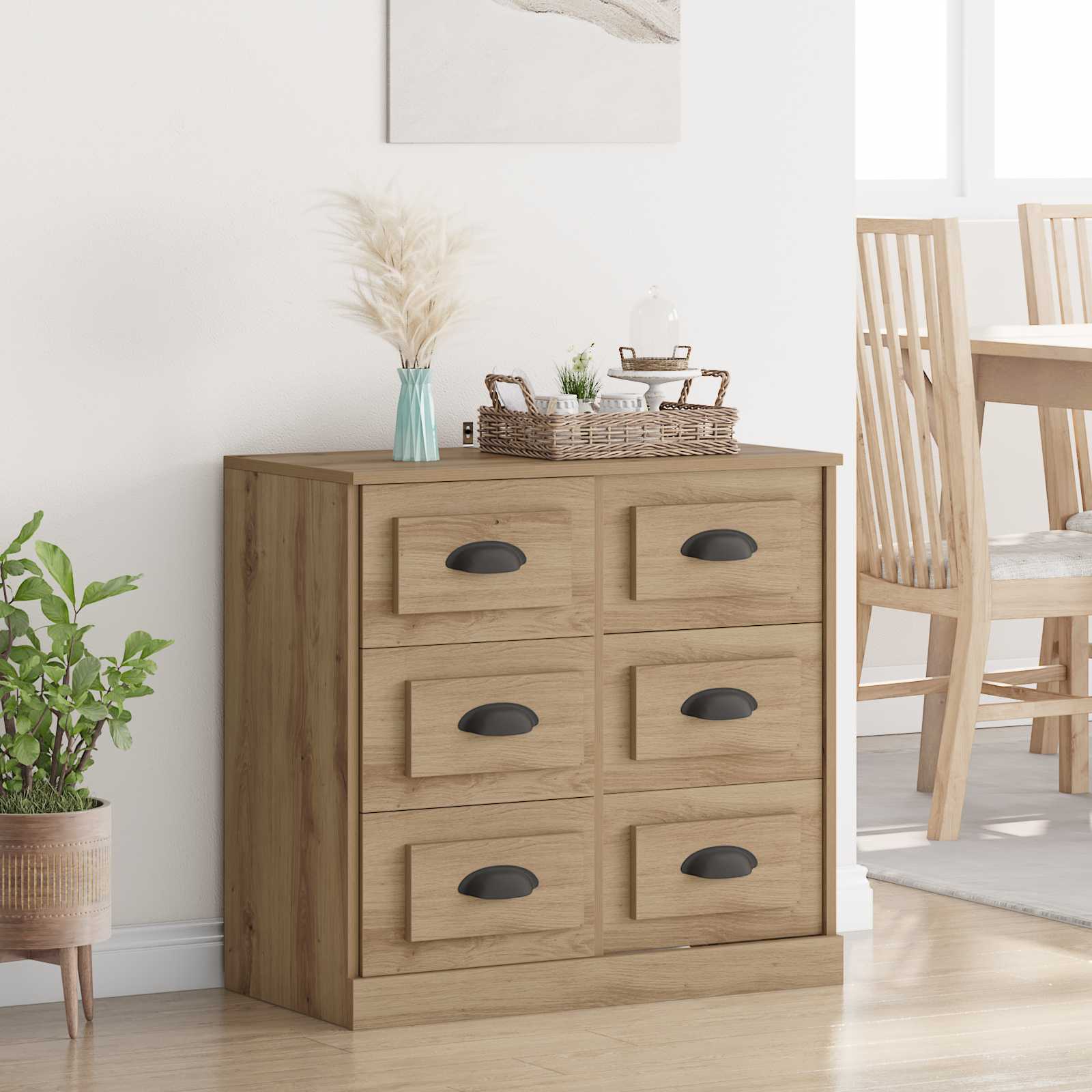 Πλαϊνό γραφείο με συρτάρι Artisan Oak 70 x 35,5 x 67,5 εκ. - Pakobazaar