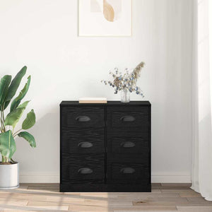Πλαϊνό γραφείο με συρτάρι Μαύρη Οξυά 70 x 35,5 x 67,5 εκ. - Pakobazaar