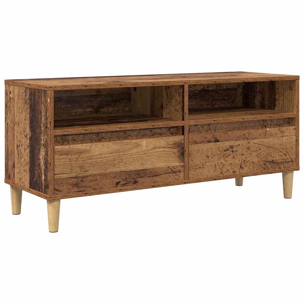 Ντουλάπι TV Παλιό Ξύλο 100 x 34,5 x 44,5 εκ. Επεξεργασμένο ξύλο