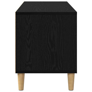 Ντουλάπι TV 100 x 34,5 x 44,5 εκ. Μαύρη Οξυά Επεξεργασμένο Ξύλο