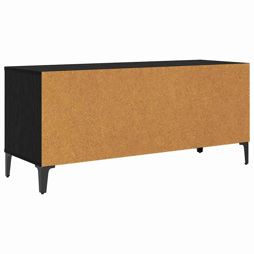 Ντουλάπι TV με συρτάρι Μαύρη Οξυά 100 x 34,5 x 44,5 εκ.