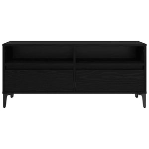 Ντουλάπι TV με συρτάρι Μαύρη Οξυά 100 x 34,5 x 44,5 εκ.