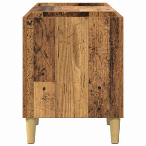 Ντουλάπι δίσκων βινυλίου 121 x 38 x 48 cm Επεξεργασμένο Ξύλο