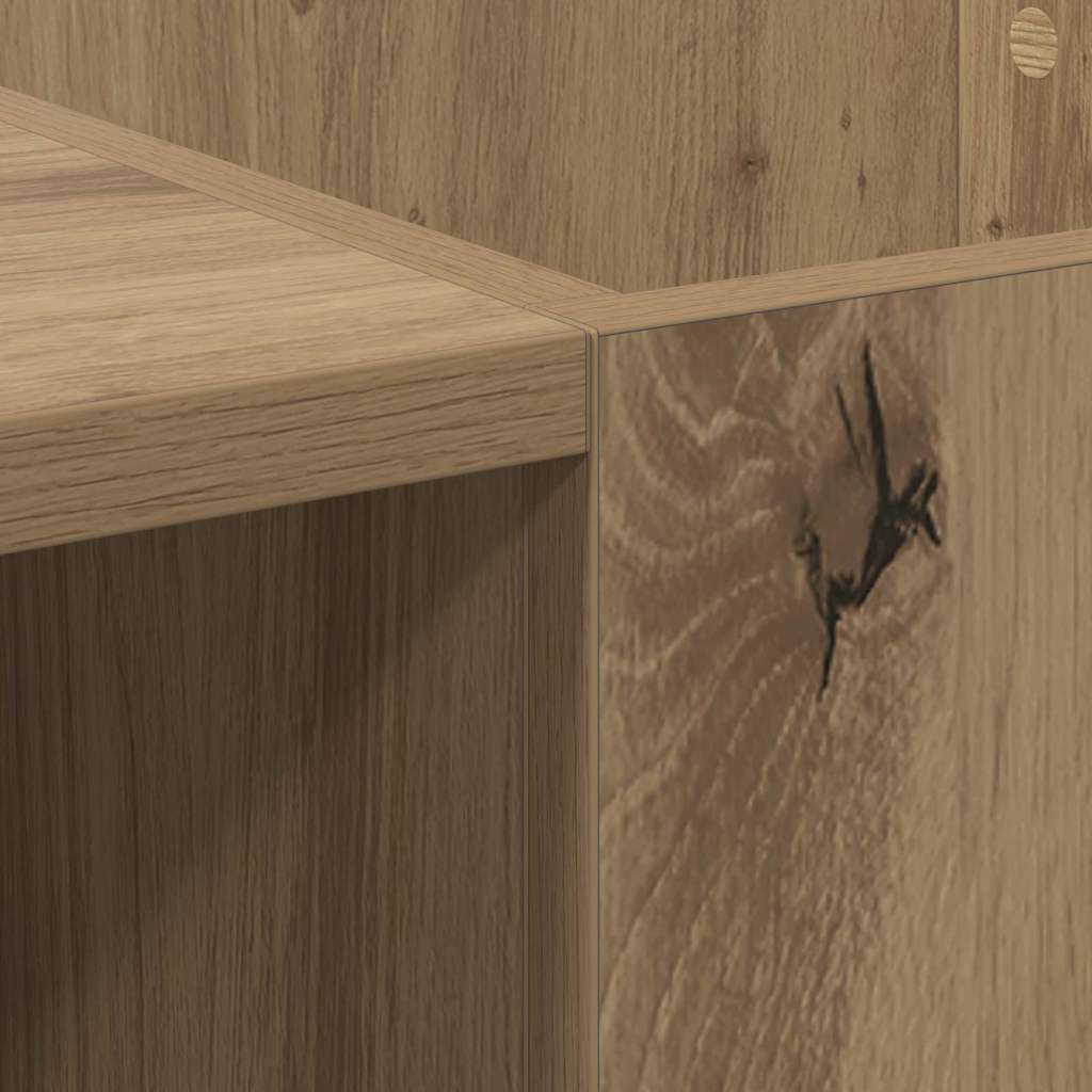 Ντουλάπι δίσκων βινυλίου 121 x 38 x 48 cm Επεξεργασμένο ξύλο