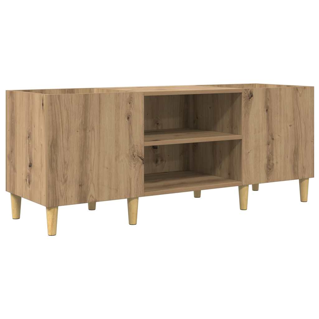 Ντουλάπι δίσκων βινυλίου 121 x 38 x 48 cm Επεξεργασμένο ξύλο