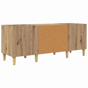 Ντουλάπι δίσκων βινυλίου 121 x 38 x 48 cm Επεξεργασμένο Ξύλο