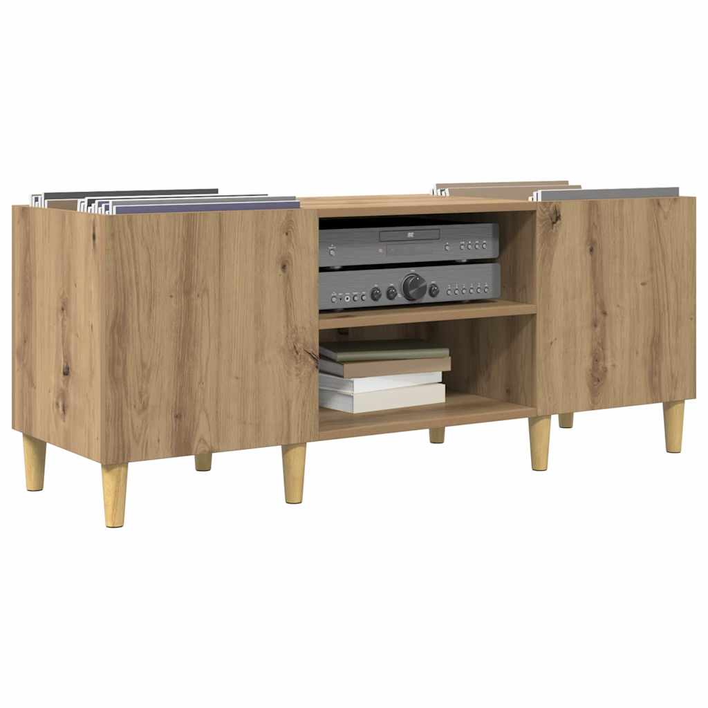 Ντουλάπι δίσκων βινυλίου 121 x 38 x 48 cm Επεξεργασμένο ξύλο