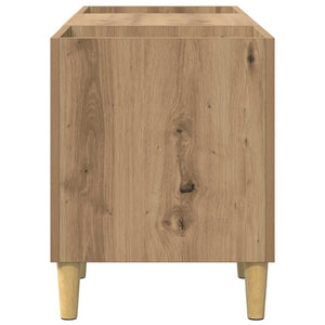 Ντουλάπι δίσκων βινυλίου 121 x 38 x 48 cm Επεξεργασμένο Ξύλο