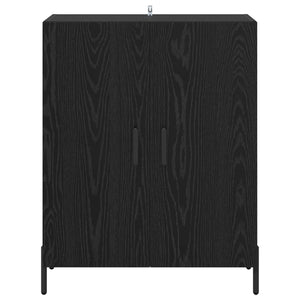 Πλαϊνό γραφείο Μαύρη Οξυά 69,5 x 34 x 90 εκ. Επεξεργασμένο ξύλο - Pakobazaar