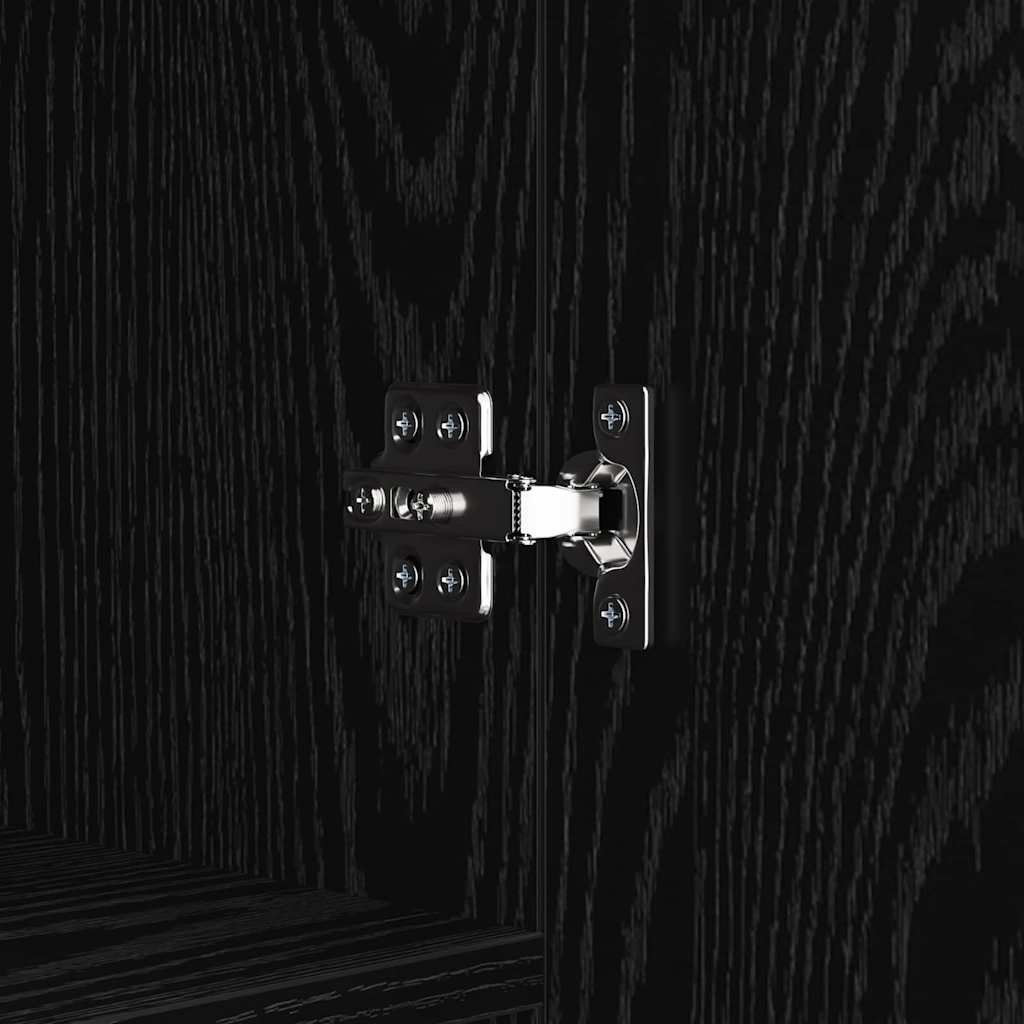 Πλαϊνό γραφείο Μαύρη Οξυά 69,5 x 34 x 90 εκ. Επεξεργασμένο ξύλο - Pakobazaar