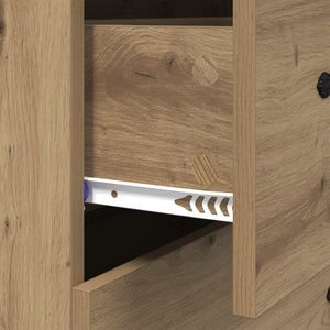 Πλαϊνό γραφείο με συρτάρι Artisan Oak 69,5 x 34 x 90 εκ. - Pakobazaar