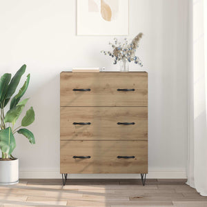 Πλαϊνό γραφείο με συρτάρι Artisan Oak 69,5 x 34 x 90 εκ. - Pakobazaar