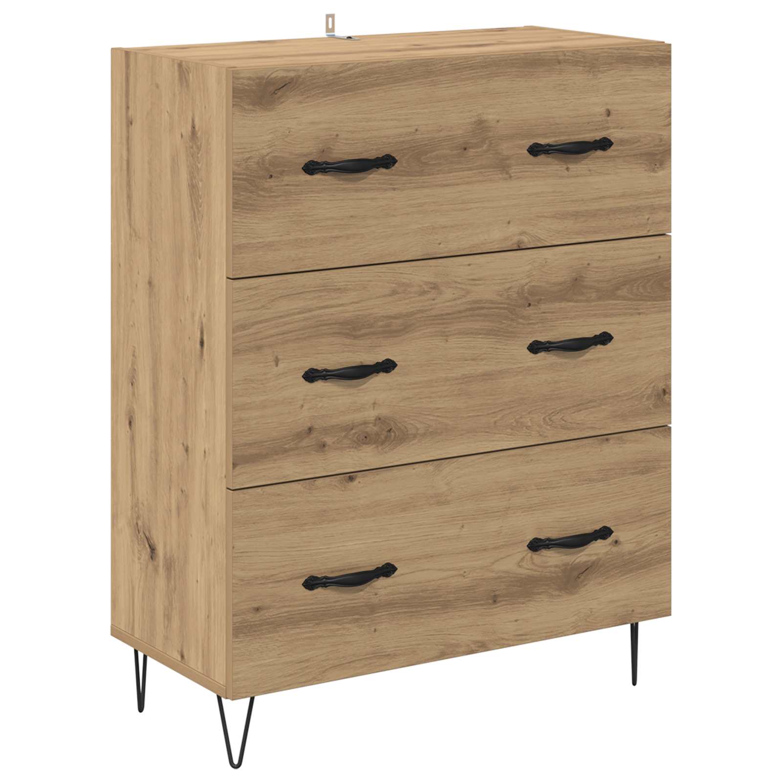 Πλαϊνό γραφείο με συρτάρι Artisan Oak 69,5 x 34 x 90 εκ. - Pakobazaar