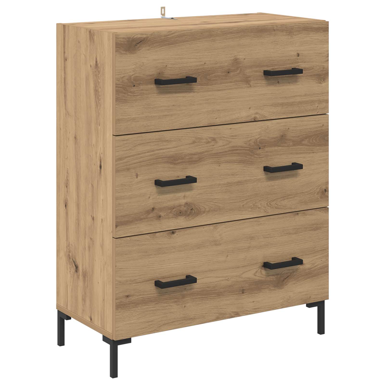 Πλαϊνό γραφείο με συρτάρι Artisan Oak 69,5 x 34 x 90 εκ. - Pakobazaar