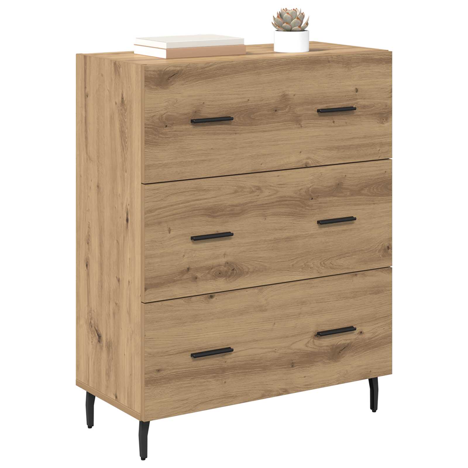 Πλαϊνό γραφείο με συρτάρι Artisan Oak 69,5 x 34 x 90 εκ. - Pakobazaar