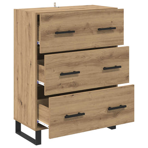 Πλαϊνό γραφείο με συρτάρι Artisan Oak 69,5 x 34 x 90 εκ. - Pakobazaar