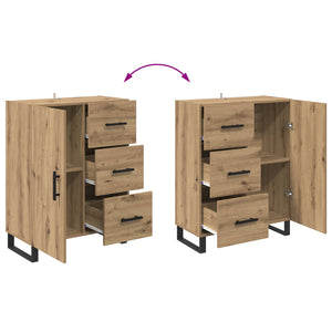 Πλαϊνό γραφείο με συρτάρι Artisan Oak 69,5 x 34 x 90 εκ. - Pakobazaar