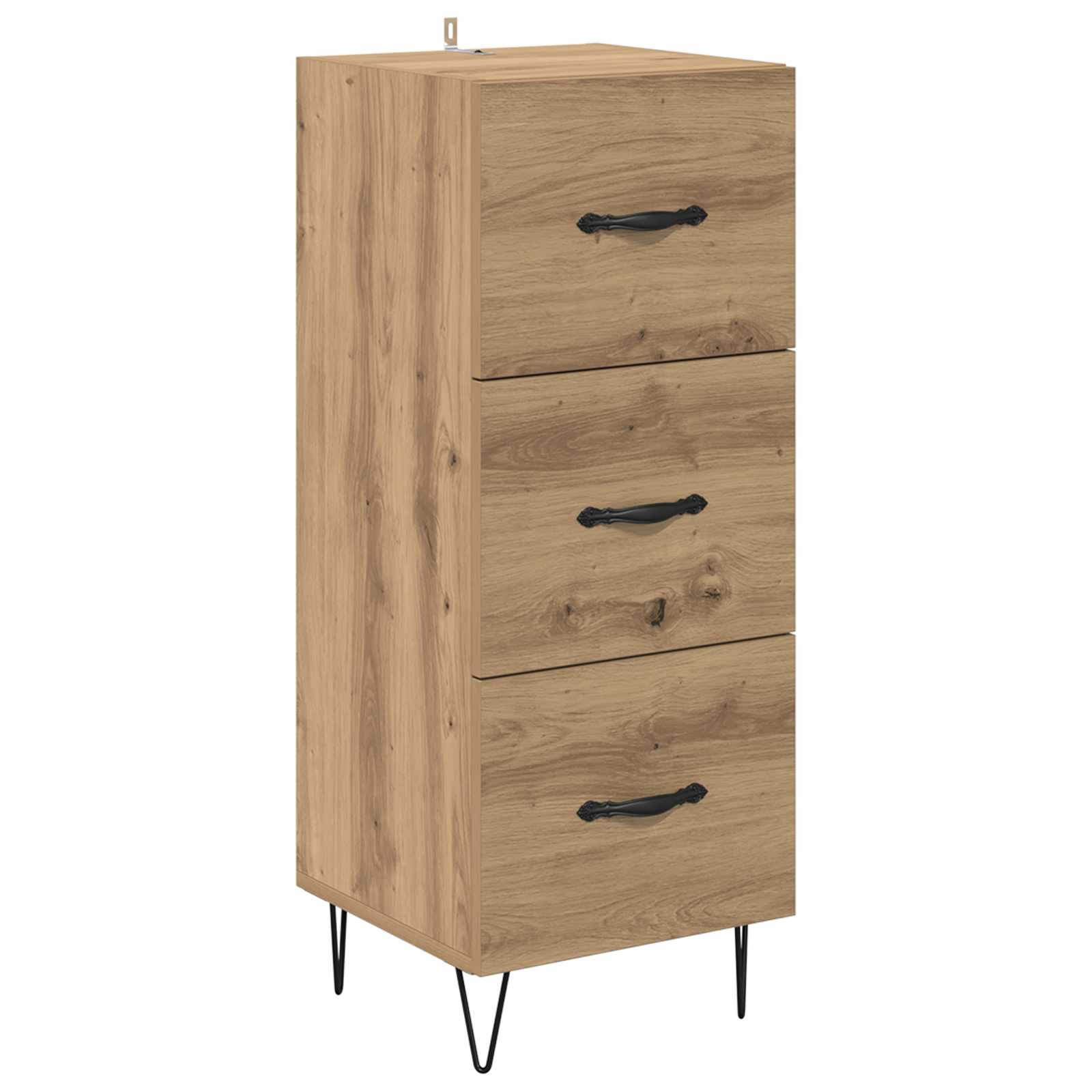 Πλαϊνό γραφείο με συρτάρι artisan δρυς 34 x 34.5 x 90 εκ - Pakobazaar