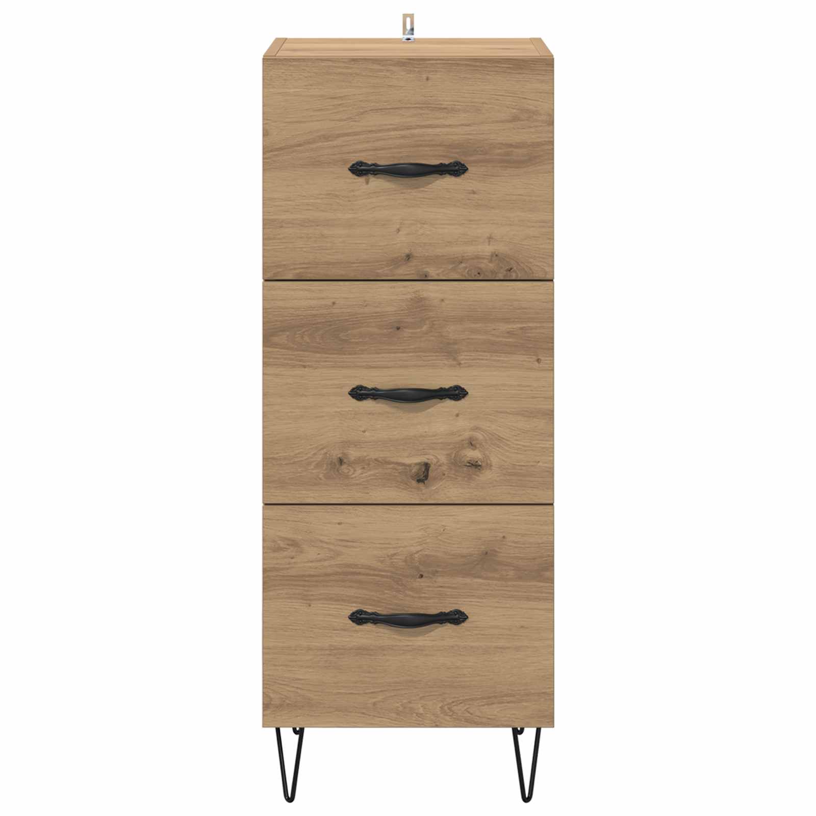 Πλαϊνό γραφείο με συρτάρι artisan δρυς 34 x 34.5 x 90 εκ - Pakobazaar