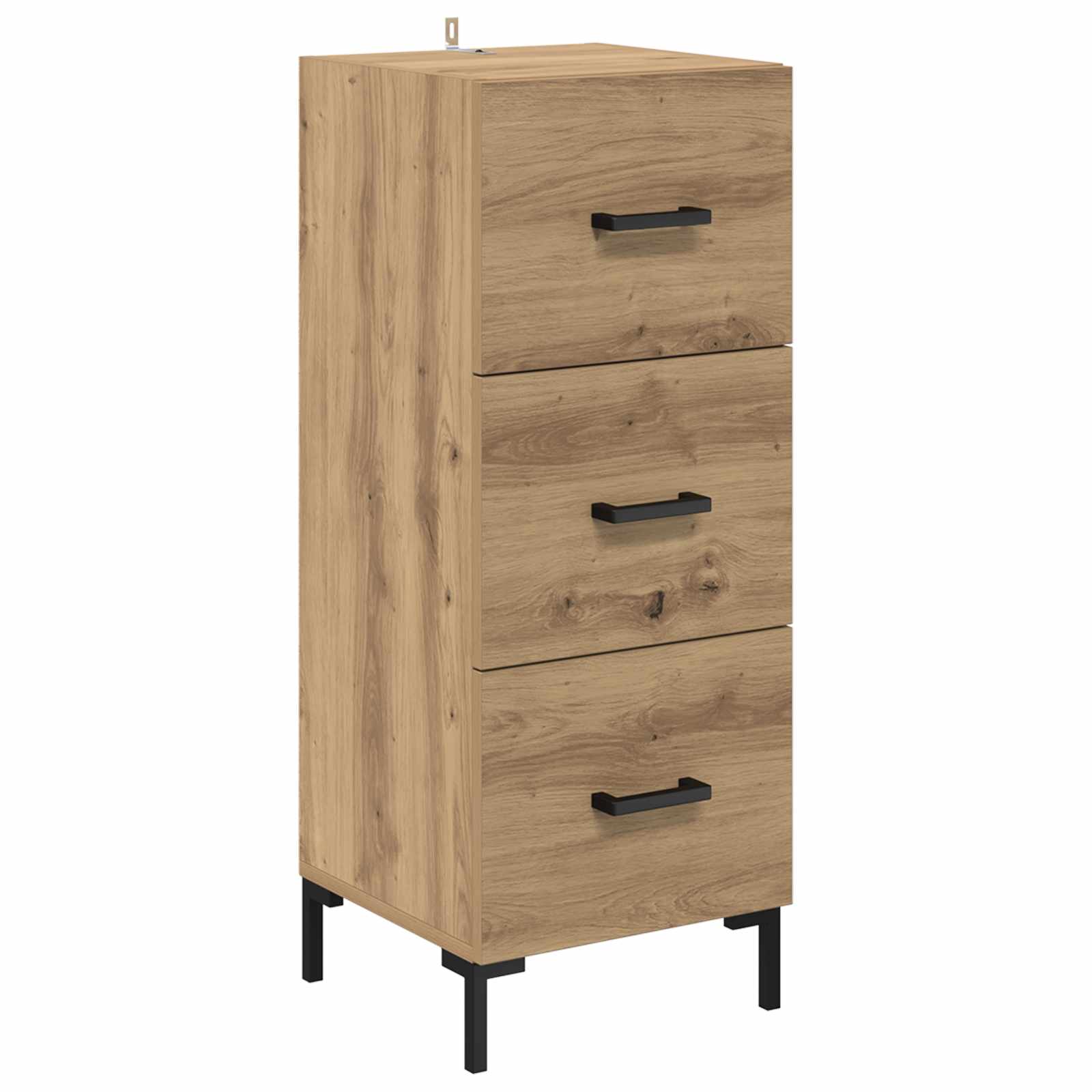 Πλαϊνό γραφείο με συρτάρι Artisan Oak 34,5 x 34 x 90 εκ. - Pakobazaar