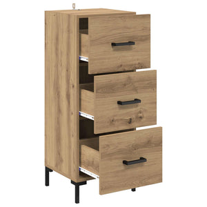 Πλαϊνό γραφείο με συρτάρι Artisan Oak 34,5 x 34 x 90 εκ. - Pakobazaar