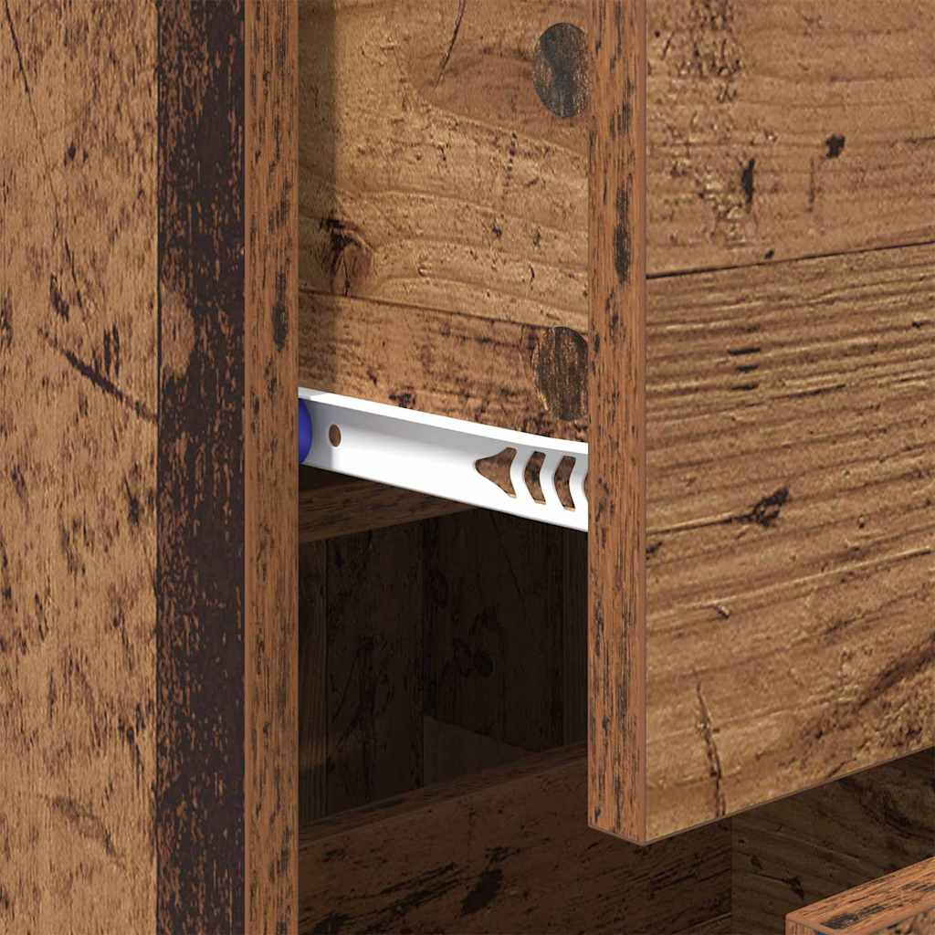 Πλαϊνό γραφείο Παλαιό ξύλο 34 x 34.5 x 90 εκ Επεξεργασμένο ξύλο