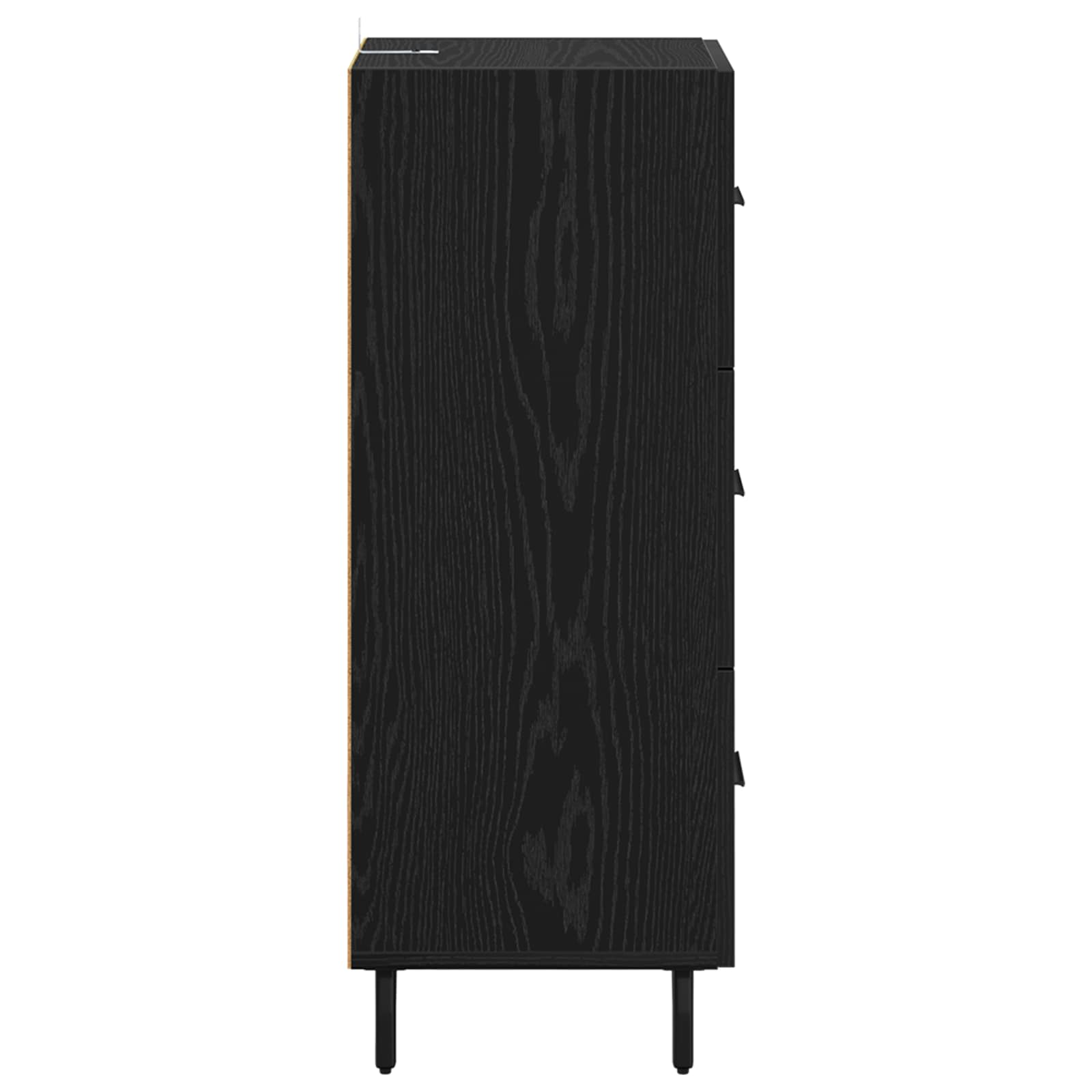 Πλαϊνό γραφείο Μαύρη δρυς 34 x 34.5 x 90 εκ Επεξεργασμένο ξύλο - Pakobazaar