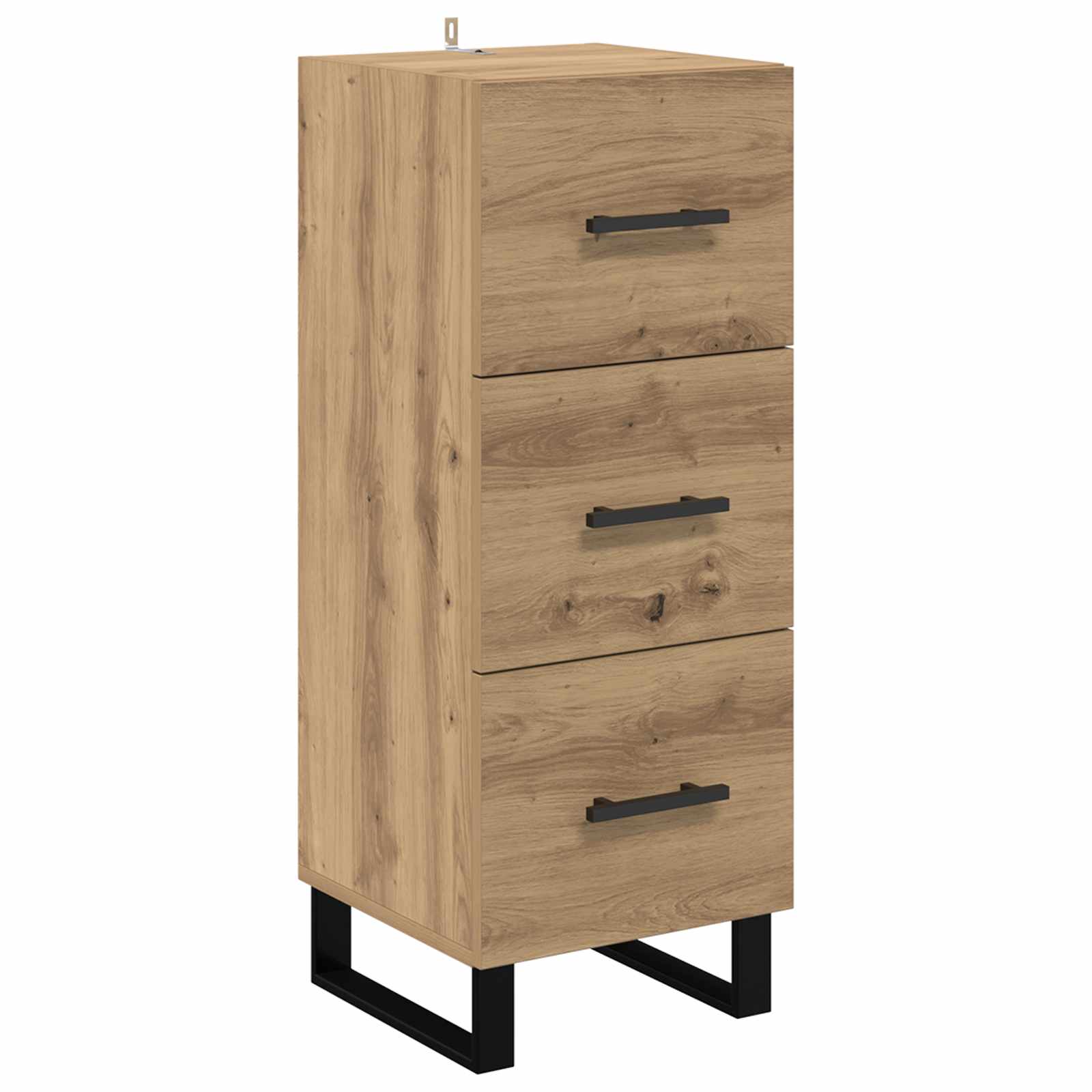 Πλαϊνό γραφείο με συρτάρι Artisan Oak 34,5 x 34 x 90 εκ. - Pakobazaar