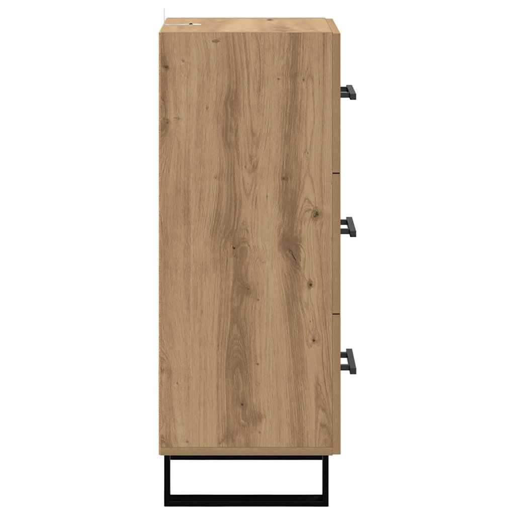 Πλαϊνό γραφείο με συρτάρι Artisan Oak 34,5 x 34 x 90 εκ. - Pakobazaar
