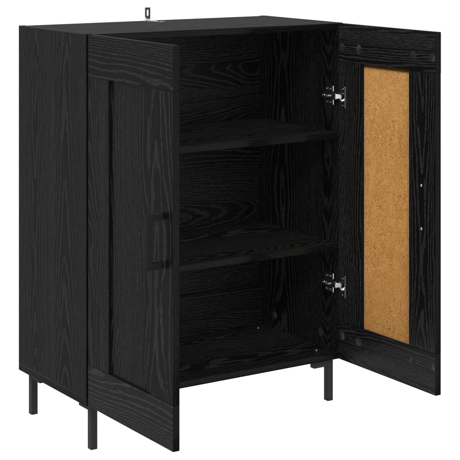 Πλαϊνό γραφείο Μαύρη Οξυά 69,5 x 34 x 90 εκ. - Pakobazaar