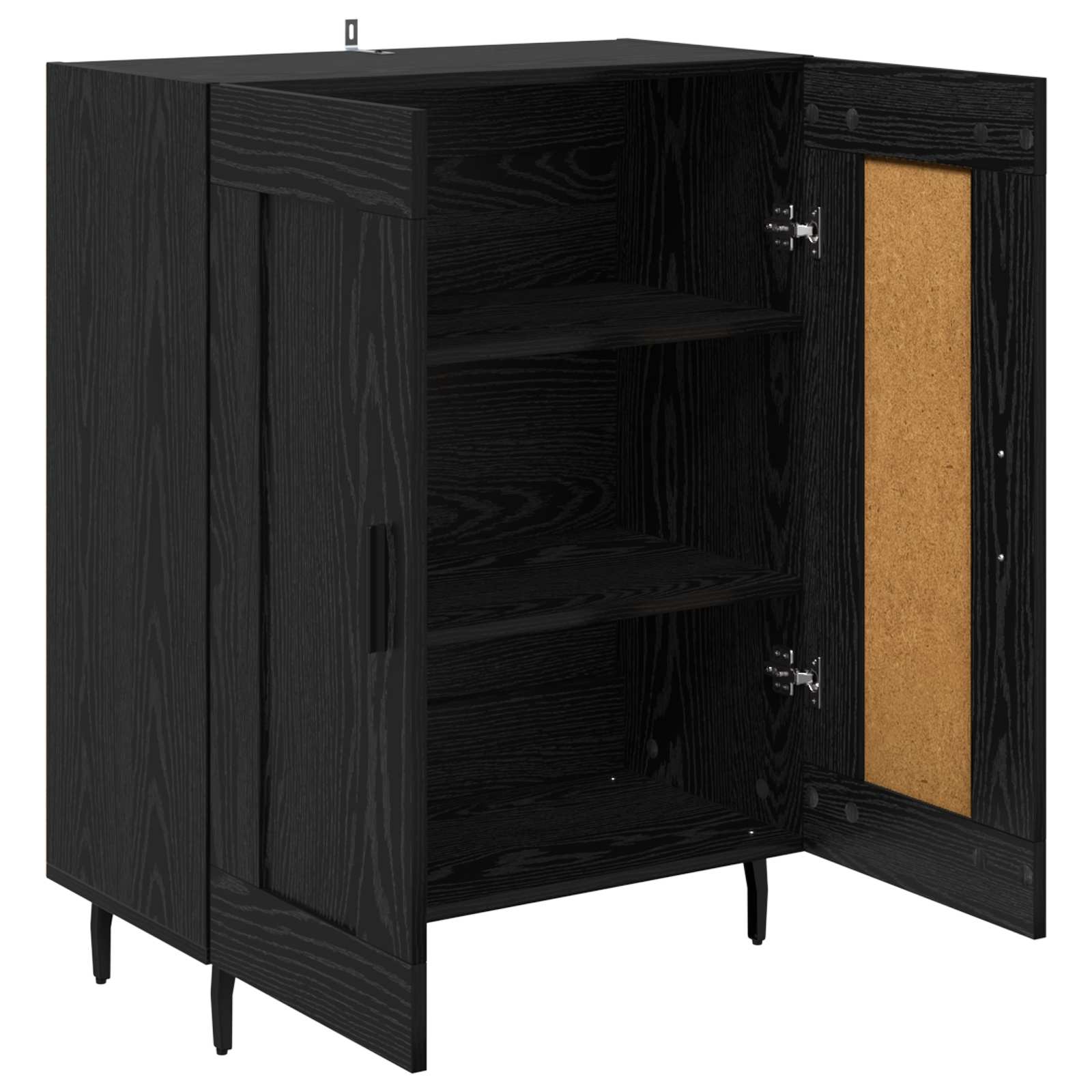Πλαϊνό γραφείο Μαύρη Οξυά 69,5 x 34 x 90 εκ. - Pakobazaar