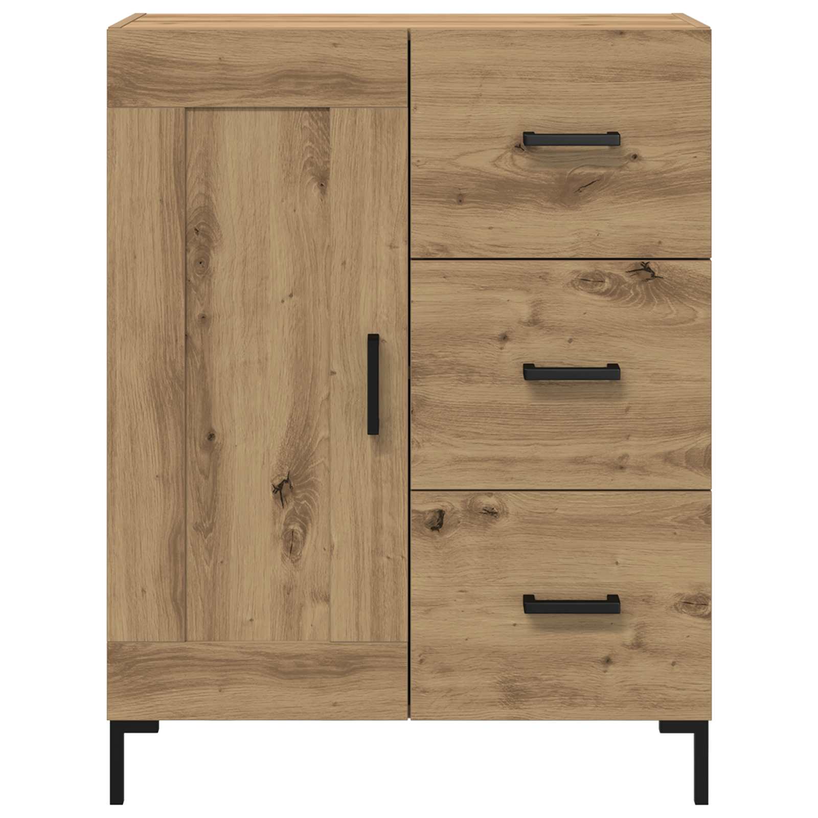 Πλαϊνό γραφείο με συρτάρι artisan δρυς 69.5 x 34 x 90 εκ. - Pakobazaar