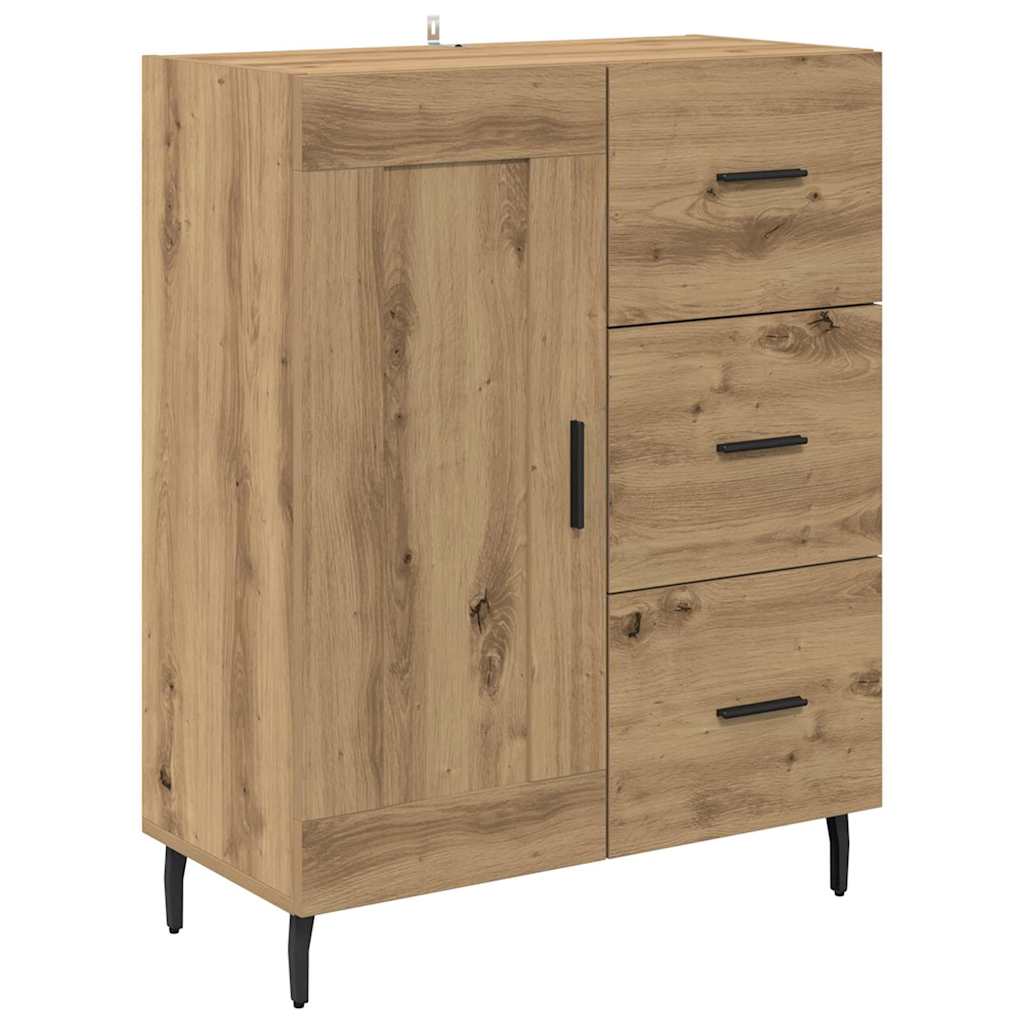 Πλαϊνό γραφείο με συρτάρι Artisan Oak 69,5 x 34 x 90 εκ. - Pakobazaar