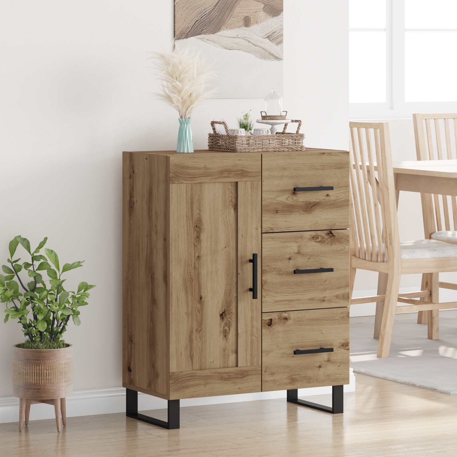 Πλαϊνό γραφείο Artisan Oak 69,5 x 34 x 90 εκ. - Pakobazaar