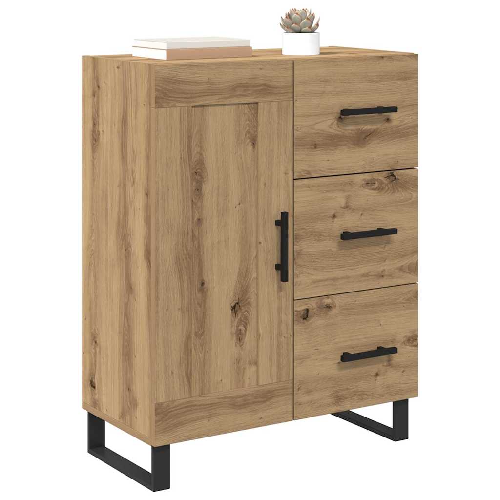 Πλαϊνό γραφείο με συρτάρι Artisan Oak 69,5 x 34 x 90 εκ. - Pakobazaar