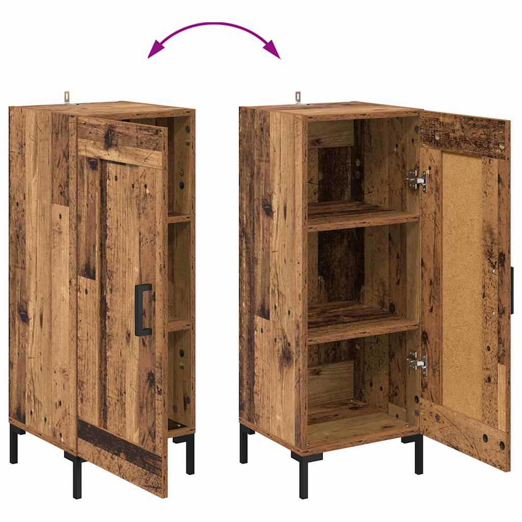 Πλαϊνό γραφείο Olden Παλιό Ξύλο 34,5 x 34 x 90 εκ. - Pakobazaar