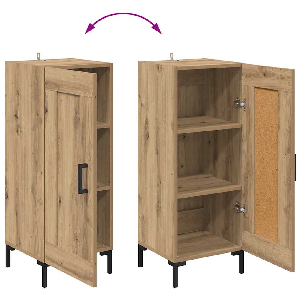 Πλαϊνό γραφείο Olden Artisan Oak 34,5 x 34 x 90 εκ. - Pakobazaar