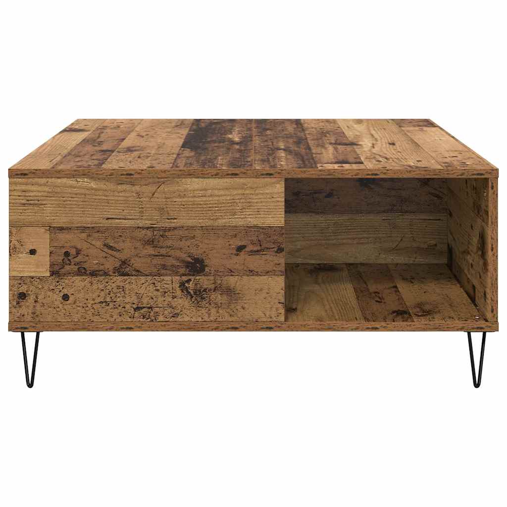 Τραπεζάκι σαλονιού Παλιό Ξύλο 80 x 80 x 36,5 εκ - Pakobazaar