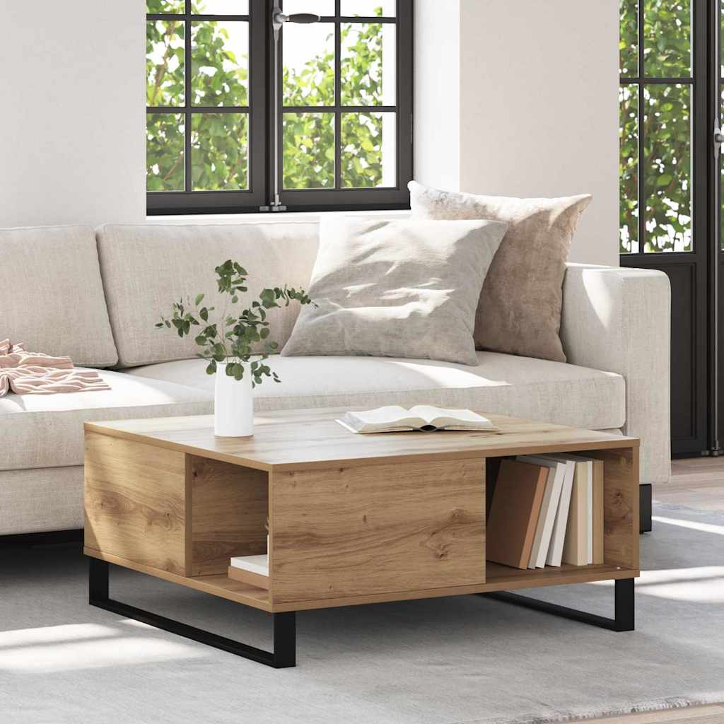 Τραπεζάκι σαλονιού Artisan Oak 80 x 80 x 36,5 εκ