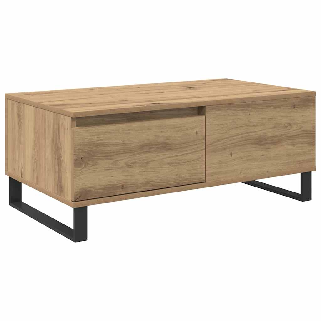 Τραπεζάκι σαλονιού με συρτάρι Artisan Oak 90 x 50 x 36,5 εκ - Pakobazaar